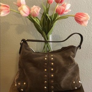 Michael Kors Astor gold studded purse